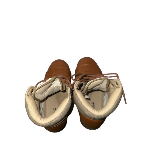 Vintage Cabelas Felt Bottom Faux Leather Wader Boots Size 6 Fishing Outdoor Used - Picture 7 of 10